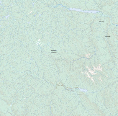 Natural Resources Canada Fishing Lake, BC (094M07 Toporama) digital map
