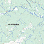 Natural Resources Canada Flathead Ridge, AB (082G07 Toporama) digital map