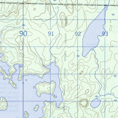 Natural Resources Canada Flatrock Lake, MB (063N10 CanMatrix) digital map