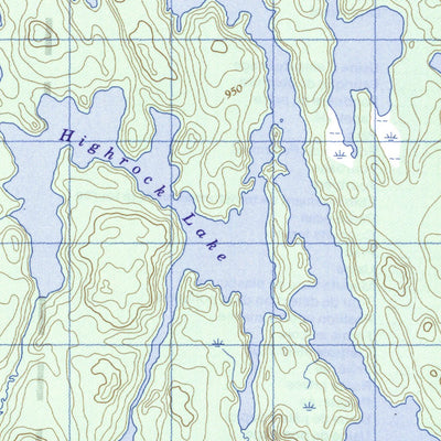 Natural Resources Canada Flatrock Lake, MB (063N10 CanMatrix) digital map