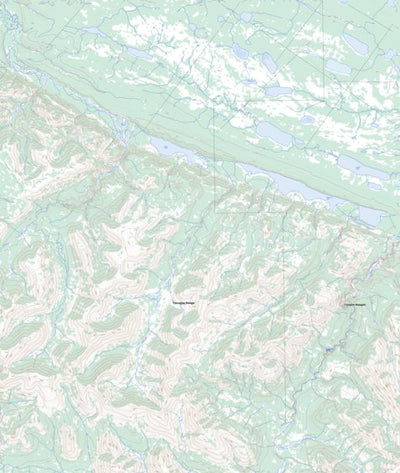 Natural Resources Canada Florence Lake, NT (106H01 Toporama) digital map