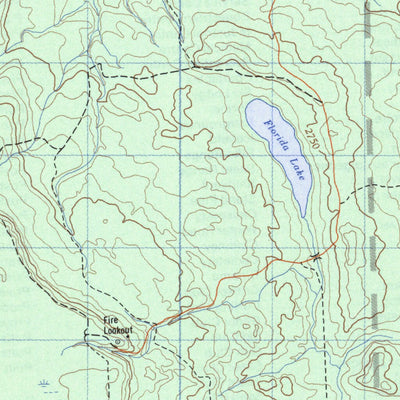 Natural Resources Canada Florida Lake, AB (083O02 CanMatrix) digital map