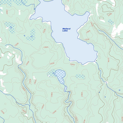 Natural Resources Canada Flotten Lake, SK (073K10 Toporama) digital map