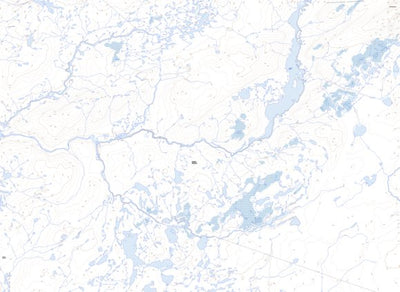Natural Resources Canada Flyway Lake (037D08 Toporama) digital map