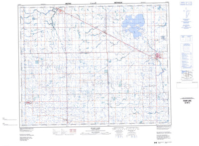 Natural Resources Canada Foam Lake, SK (062M12 CanMatrix) digital map