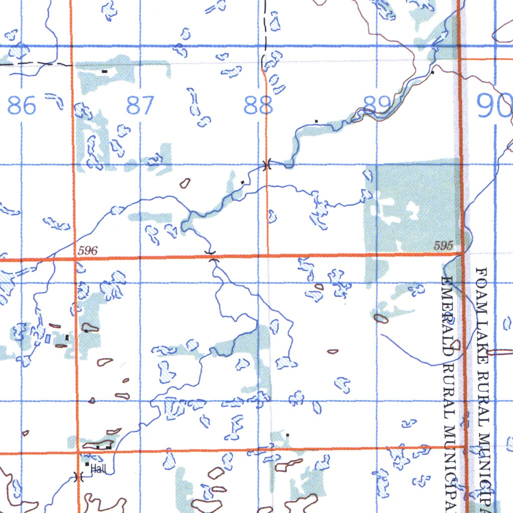 Foam Lake, SK (062M12 CanMatrix) Map by Natural Resources Canada