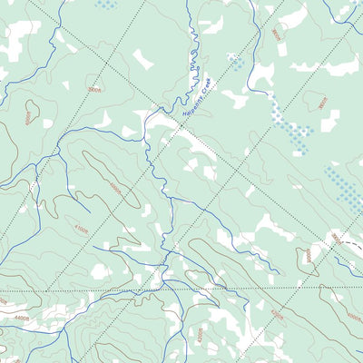 Natural Resources Canada Foothills, AB (083F02 Toporama) digital map