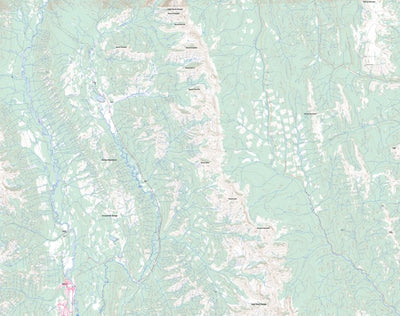 Natural Resources Canada Fording River, AB (082J02 Toporama) digital map