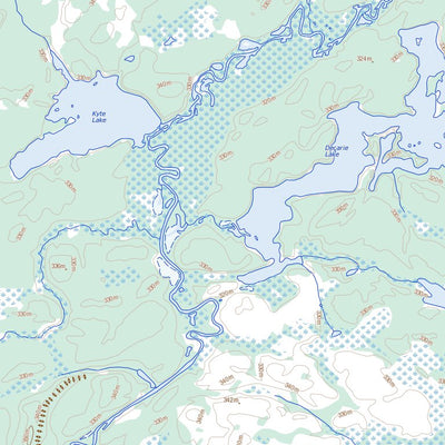 Natural Resources Canada Forester Lake, ON (053B08 Toporama) digital map