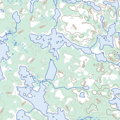 Natural Resources Canada Fork Lake (075D14 Toporama) digital map