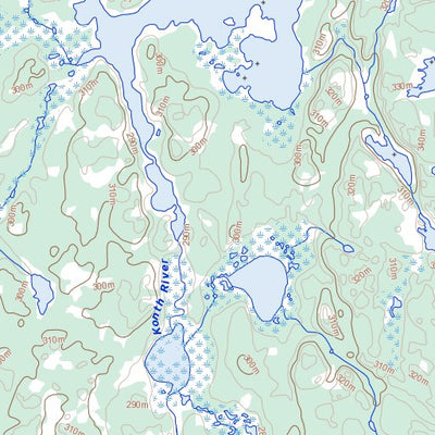 Natural Resources Canada Fork Lake (075D14 Toporama) digital map