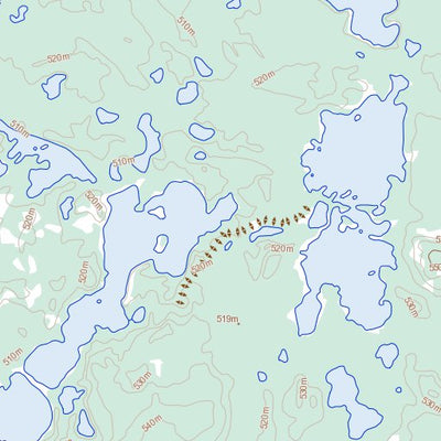 Natural Resources Canada Forrest Lake, SK (074F11 Toporama) digital map