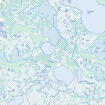 Natural Resources Canada Forsberg Lake, MB (054B08 Toporama) digital map