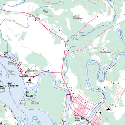 Natural Resources Canada Fort-Coulonge, ON (031F15 Toporama) digital map