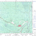 Natural Resources Canada Fort Nelson, BC (094J15 CanMatrix) digital map