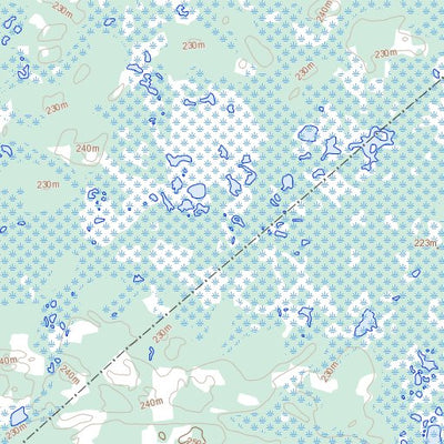 Natural Resources Canada Fort Smith, NT (075D04 Toporama) digital map
