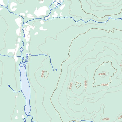 Natural Resources Canada Fortin Creek, YT (105G15 Toporama) digital map