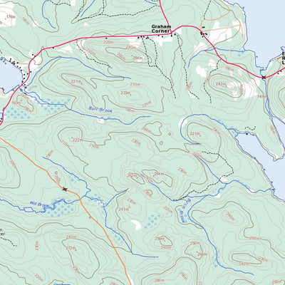 Natural Resources Canada Fosterville, NB (021G13 Toporama) digital map