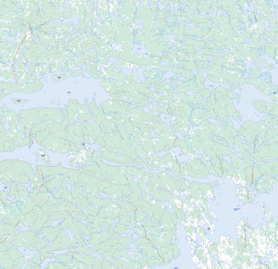 Natural Resources Canada Frame Lake, MB (064J16 Toporama) digital map