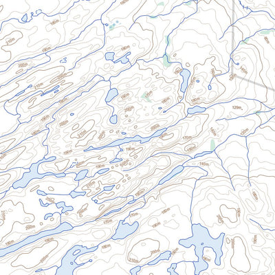 Natural Resources Canada Frances Hill, NU (057B09 Toporama) digital map