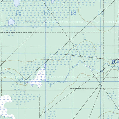 Natural Resources Canada Frank Lake, AB (083N15 CanMatrix) digital map
