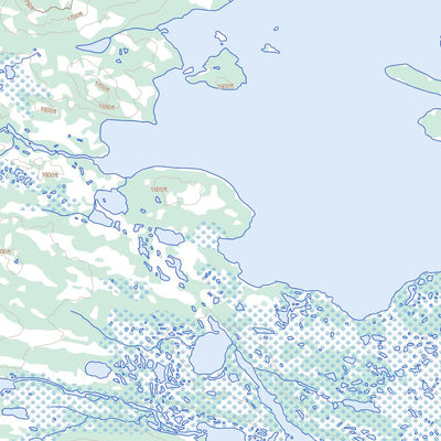 Natural Resources Canada Fraser Lake, NL (013L05 Toporama) digital map