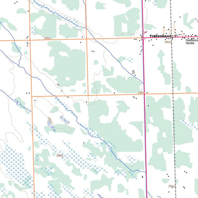 Natural Resources Canada Fraserwood, MB (062I11 Toporama) digital map