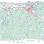Natural Resources Canada Fredericton, NB (021G15 CanMatrix) digital map