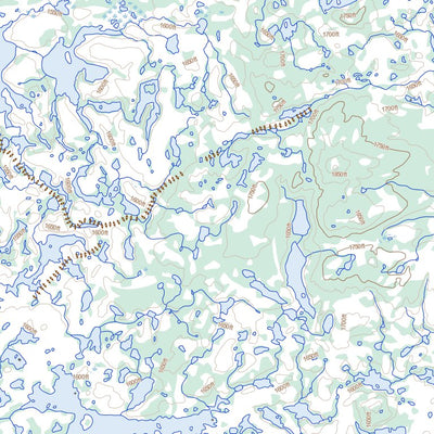 Natural Resources Canada Fremont Lake, NL (013L03 Toporama) digital map
