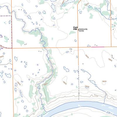 Natural Resources Canada Frenchman Butte, SK (073F12 Toporama) digital map