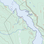 Natural Resources Canada Frenchman Lake, YT (105L04 Toporama) digital map