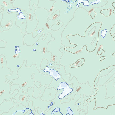 Natural Resources Canada Friesen Lake, SK (074H12 Toporama) digital map