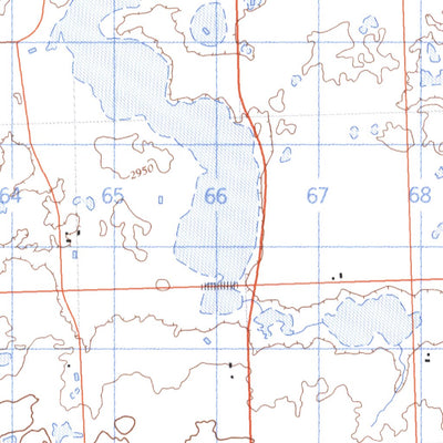 Natural Resources Canada Frontier, SK (072F02 CanMatrix) digital map