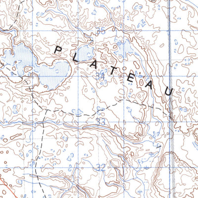 Natural Resources Canada Frontier, SK (072F02 CanMatrix) digital map