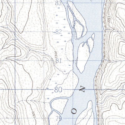 Natural Resources Canada Garner Creek, YT (115O13 CanMatrix) digital map
