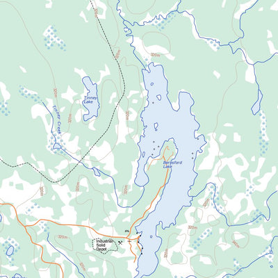 Natural Resources Canada Garner Lake, MB (052L14 Toporama) digital map