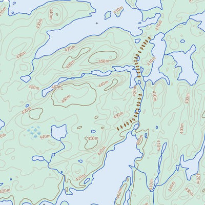 Natural Resources Canada Gaste Lake, NT (074P15 Toporama) digital map