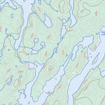 Natural Resources Canada Gaste Lake, NT (074P15 Toporama) digital map