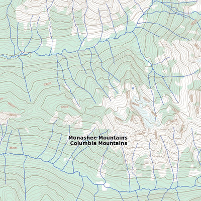 Natural Resources Canada Gates Creek, BC (082L09 Toporama) digital map