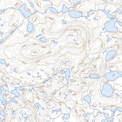 Natural Resources Canada Generator Lake, NU (027C12 Toporama) digital map