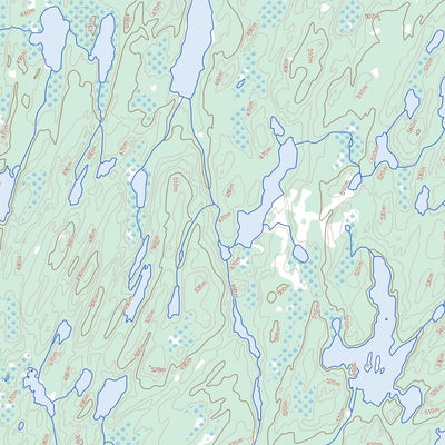 Natural Resources Canada George Lake, SK (074B01 Toporama) digital map