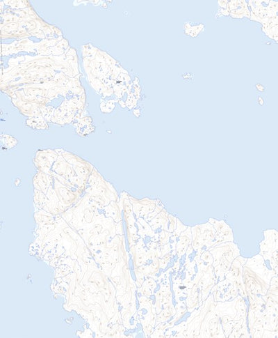Natural Resources Canada Georgina Island, NU (046K01 Toporama) digital map
