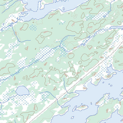 Natural Resources Canada German Lake, MB (063P07 Toporama) digital map
