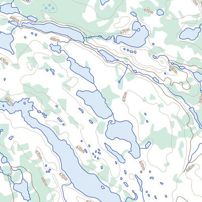 Natural Resources Canada Ghurka Lake, NU (076F03 Toporama) digital map