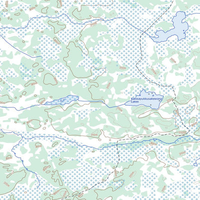 Natural Resources Canada Gilchrist Lake, MB (053D13 Toporama) digital map