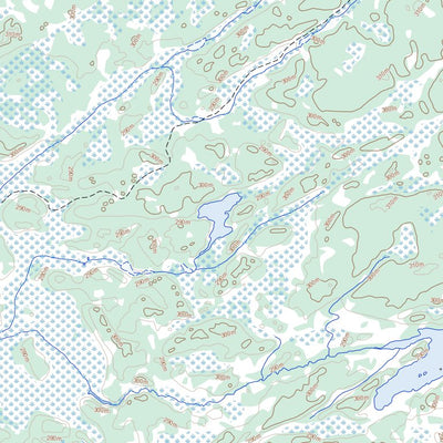 Natural Resources Canada Gilchrist Lake, MB (053D13 Toporama) digital map