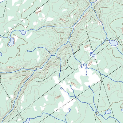 Natural Resources Canada Gillis Lakes, YT (106L07 Toporama) digital map
