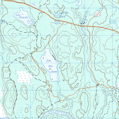 Natural Resources Canada Girardville, QC (032H02 CanMatrix) digital map
