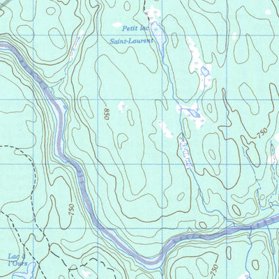 Natural Resources Canada Girardville, QC (032H02 CanMatrix) digital map