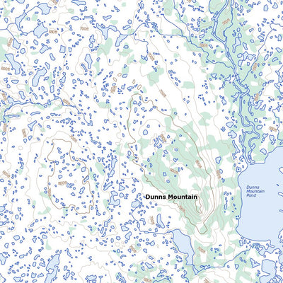 Natural Resources Canada Gisborne Lake, NL (001M15 Toporama) digital map